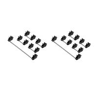 VENEKA 2X Piastre Albero Satellitare per Tastiera Meccanica Cherry MX Interruttore Nero Montato 6.25U 2U Stabilizzatori-1