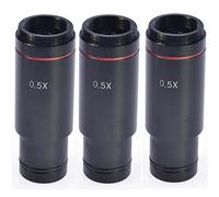 VENEKA 3X, 0.5X C Mount Microscopio Adattatore 23.2mm Oculare Elettronico Lente di Riduzione 0.5X Microscopio Relè Lens