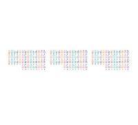 VENEKA 3X Adesivo per Pianoforte Adesivo per Tastiera Trasparente per Pianoforte 49/54/61/88 Tastiera Elettronica Un Chiave 88 Chiave per Pianoforte Nota Adesiva per di Pianoforte