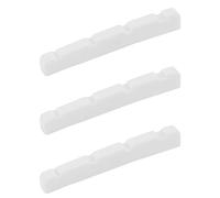 VENEKA 3X Bassetto A Testa Cilindrica con Intaglio A Fessura per 4 Corde per Basso Elettrico Precision, 4.2X3.2X4.6/4.6mm
