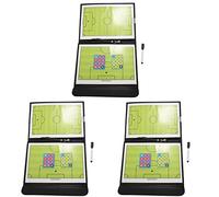 VENEKA 3X Portatile Allenamento Assisitant Attrezzature Calcio Tavolo Tattico 2.5 Fold In Pelle Utile Consiglio di Insegnamento