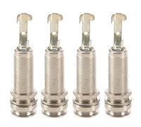 VENEKA 4 x clip cilindrici mono piastra di uscita per chitarra elettrica basso 6,35 mm