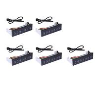 VENEKA 5X 7 Porte USB 3.0 Hub 5Gbs 5.25Inch CD-ROM Drive Bay CD ROM Pannello Frontale per Computer Case+USB 3.0 19-Pin Header