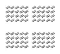 VENEKA 80 pezzi, 24 mm x 11 mm x 10 mm, per potenziometri, pulsante grigio nero