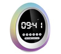 VENEKA Altoparlante Bluetooth con Luce Colorata RGB, Sveglia, Sveglia, Carta Regalo, Piccolo Altoparlante