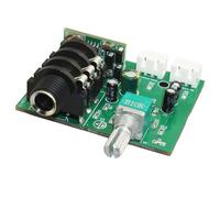 VENEKA Condensatore Microfono Dinamico Amplificatore Preamplificatore Pickup Microfono Modulo Circuito di Amplificazione Segnale Piccolo Interfaccia 6,5 Mm