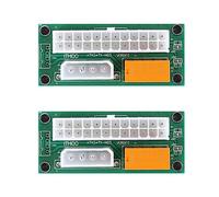 VENEKA Confezione da 10 adattatori Dual PSU Multiple Power, Add2Psu ATX 24 pin a Molex 4 pin connettore per BTC Miner