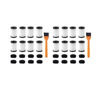 VENEKA Filtro per aspirapolvere D600 e Handy Force RBT 2761 RBT 2759 Contiene 16 filtri + 16 filtri in schiuma