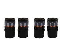 VENEKA N-813 4 Pezzi Microfono Cassetta Microfono Dinamico Microfoni Capsula Universale Microfono Sostituire Riparazione