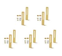 VENEKA Pickguard Bracket - di fissaggio per chitarra elettrica, confezione da 10 pezzi, colore: oro