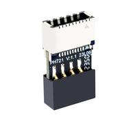 VENEKA Scheda Madre USB 2.0 da 9 Pin un TYPE-E Femmina Adattatore Chassis Presa TYPE-C Scheda di Estensione USB 2.0 un 9 Pin