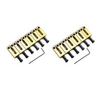 VENEKA Selle In da 12 Pezzi da 10,5 mm con Selle per Ponte Tremolo per Chitarra Elettrica con Rulli In Acciaio Inossidabile