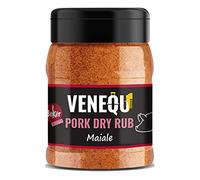 VENEQU BBQ MAIALE DRY RUB 150 gr | Mix di spezie per Barbecue | Ideale per Pork Ribs e Pulled Pork | Marinatura a secco di alta qualità | Ricetta originale Made in Italy