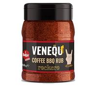 VENEQU ROCKERO COFFEE BBQ DRY RUB 150 gr | ROCKERO COFFEE BBQ DRY RUB 150gr | Ideale per Manzo, Maiale, Pollo, Agnello, Selvaggina | 100% Made in Italy