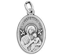 Venerare Medaglie dei santi cattolici, confezione da 5 (Madonna del Perpetuo Soccorso)