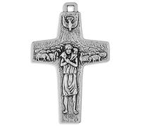 Venerare Replica ufficiale della croce del buon pastore di Papa Francesco (5,1 cm)