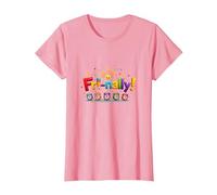 Venerdì! Celebrazione Colorata per i guerrieri del fine Settimana Maglietta, Donna, Rosa, XL