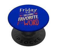 Venerdì è la mia parola F preferita PopSockets PopGrip Adesivo