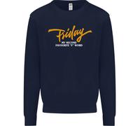 Venerdì Il Mio Secondo Parola Preferita F Uomo Felpa Maglione