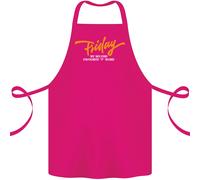 Venerdì My Second Favorito F Parola Cotone Grembiule 100% Biologico