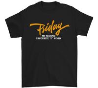 Venerdì My Second Favourite F Word Uomo T-Shirt 100% Cotone