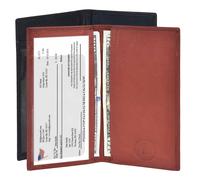 Venerdì Nero Speciale - pelle Liscia Libretto Assegni Copri Set Di 2 e Marrone