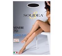 Venere 70 DEN Collant Compressivo Punta Aperta Infradito Colore Miele Taglia 5X-XXL