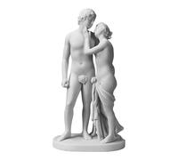 Venere e Adone Antica Grecia Cast Marble Museum Copia Bianco