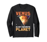 Venere è Il Mio Pianeta Preferito - Venus Planet Space Lover Maglia a Manica