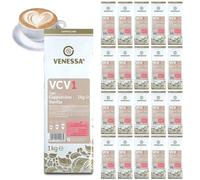 VENESSA VCV1 Cappuccino Vanilla 20 x 1 kg - Confezione risparmio - Caffè istantaneo con gusto vaniglia - Cappuccino cremoso con fine nota di vaniglia - Adatto a tutte le macchine da caffè automatiche