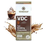 Venessa VDC9 Cacao in polvere 5 x 1 kg - Cioccolato per bere con 9% di cacao premium e latte - Deliziosa cioccolata calda solubile per distributori automatici e distributori