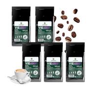 VENESSA VIE 100P Premium Instant Espresso 5 x 500 g per distributori automatici, delicatamente tostato, caffè istantaneo, potente aromatico, solubile, ad alte prestazioni, perfetto per ufficio,