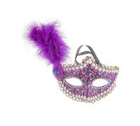 Venetian Mask for Decoration 1 Piece Purple Masquerade Mask Women