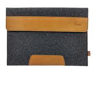 'venetto 15,4 pollici per MacBook Pro, Microsoft Surface 15", Laptop Borsa Sleeve Custodia Ultra Book Cover per 15,4 NOTEBOOK CON APPLICAZIONI IN PELLE, FELTRO Borsa