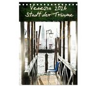 Venezia 2026 Stadt der Träume (Tischkalender 2026 DIN A5 hoch), CALVENDO Monatskalender: Fine Art Photography Venice - Kunstkalender Venedig