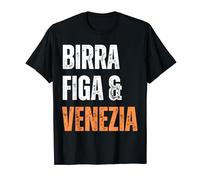 Venezia Birra Figa Divertente Sono un Uomo Semplice Maglietta