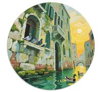 Venezia città dell'acqua Jigsaw Puzzle Impossibili 1000 Pezzi costruzione Decorazione Per La Casa. Rilassamento E Intelligence Per Adulti E Bambini Da 12 Anni 1000pcs (67.5x67.5cm)