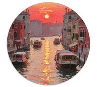 Venezia città dell'acqua Jigsaw Puzzle Impossibili 1000Pcs costruzione Decorazione Per La Casa. Giochi Rilassamento E Intelligence Per Adulti E Ragazzi Da 14 Anni 1000pcs (67.5x67.5cm)