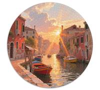 Venezia città dell'acqua Jigsaw Puzzle Impossibili 1000Pcs costruzione Decorazione Per La Casa. Rilassamento E Intelligence Per Adulti E Ragazzi Da 14 Anni 1000pcs (67.5x67.5cm)