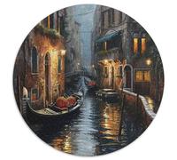 Venezia città dell'acqua Jigsaw Puzzle Impossibili 1000Pcs Decorazione Per La Casa. Giochi Rilassamento E Intelligence Per Adulti E Ragazzi Da 14 Anni 1000pcs (67.5x67.5cm)