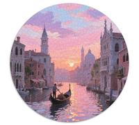 Venezia città dell'acqua Jigsaw Puzzle Impossible 1000 Pezzi costruzione Decorazione Per La Casa. Rilassamento E Intelligence Per Adulti E Ragazzi Da 14 Anni 1000pcs (67.5x67.5cm)