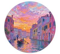 Venezia città dell'acqua Puzzle Impossible 1000 Pezzi costruzione Decorazione Per La Casa. Giochi Rilassamento E Intelligence Per Adulti E Ragazzi Da 14 Anni 1000pcs (67.5x67.5cm)