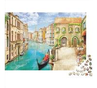 Venezia città dell'acqua Puzzle Impossible 1000 Pezzi Decorazione Per La Casa. Giochi Rilassamento E Intelligence Per Adulti E Ragazzi Da 14 Anni 1000pcs (75x50cm)