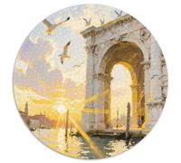 Venezia città dell'acqua Puzzle Impossible 1000Pcs costruzione Decorazione Per La Casa. Rilassamento E Intelligence Per Adulti E Ragazzi Da 14 Anni 1000pcs (67.5x67.5cm)