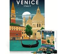 Venezia di notte, Italia - Puzzle per ragazzi, 1000 pezzi, stimolante per la mente, ideale per il relax e le vacanze (38x26cm)
