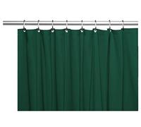 Venezia Home Heavy Duty - Tenda da doccia in vinile, con 12 occhielli in metallo, colore: verde scuro