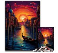 Venezia Italia 1000 pezzi puzzle per adulti puzzle fai da te stimolante gioco decorativo famiglia giocattolo interattivo 1000 pezzi (38x26 cm)