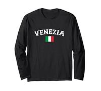 Venezia Italia Bandiera Italiana Maglia a Manica
