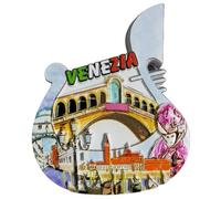Venezia Italia Viaggio Souvenir 3D Magnete Frigorifero Attrazioni Città Frigorifero Magnete Decorativo Tridimensionale Casa Cucina Decorazione