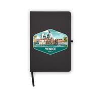 Venezia Italia Viaggio Souvenir Notebook, pagine vuote, copertina in ecopelle, agenda, diario, quaderno di lavoro